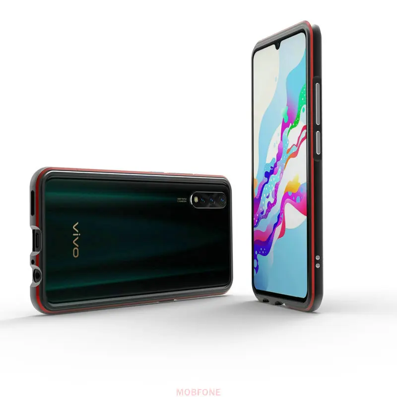 Vivo S1 V1907 6,38 ''Z5 Y7s рамка роскошный тонкий противоударный защитный чехол Vivo IQOO Neo/V17 NEO Алюминиевый металлический бампер крышка Капа