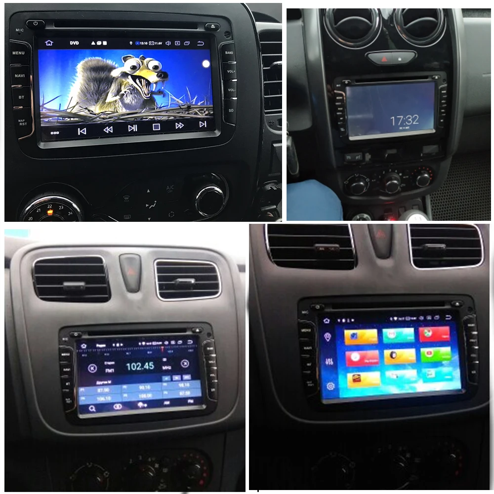 Автомобильный мультимедийный плеер стерео GPS DVD Радио Навигация Android экран для