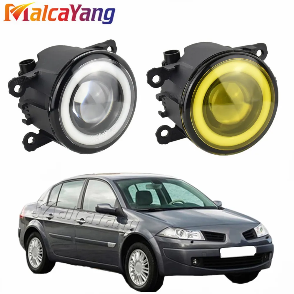 2x светодиодный противотуманный светильник Angel Eye для Renault DUSTER LATITUDE LOGAN Лагуна 3 MEGANE