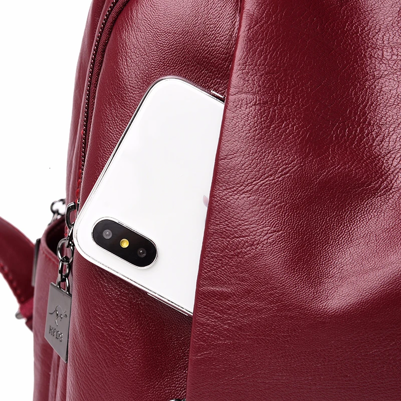 2019 женские рюкзаки кожаные сумки для путешествий Sac A Dos школьные девочек в