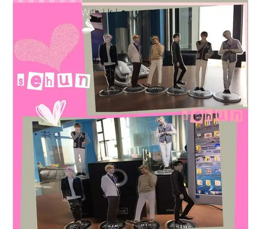 Модная KPOP Bangtan boys групповая подставка для картин на столе фото FESTA концертный акриловый стоячий Kpop bangtan boys