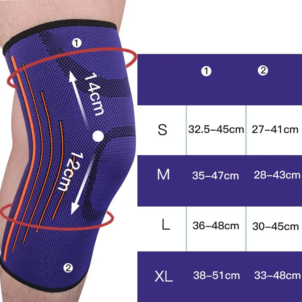 

1 Pcs of Warm Knitted Sports Knee Pad for Knee Compression Sleeve Support for sports Arthritis Neutral Injury Recovery