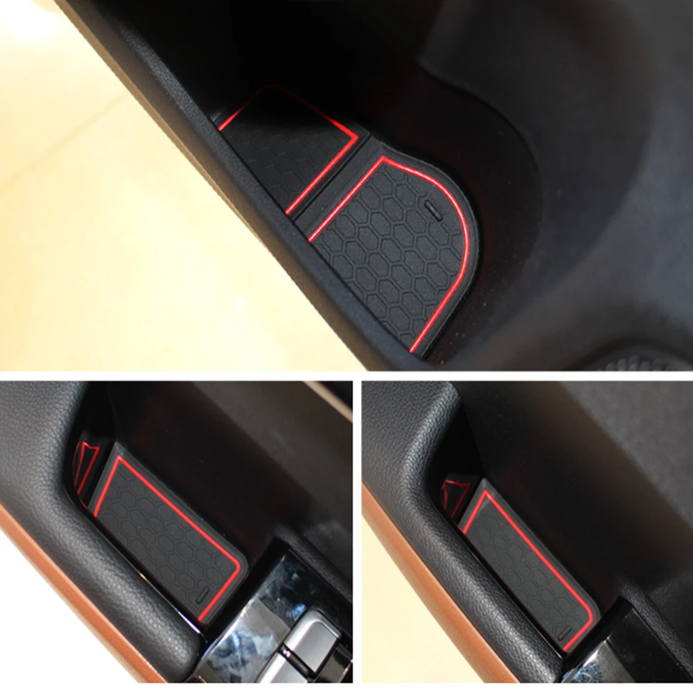 

Gate Slot Mat for Kia Rio 4 X Line Anti-Slip Car Interior Decoration Accessories RIO 2017 2018 2019 2020 Door Groove Pad