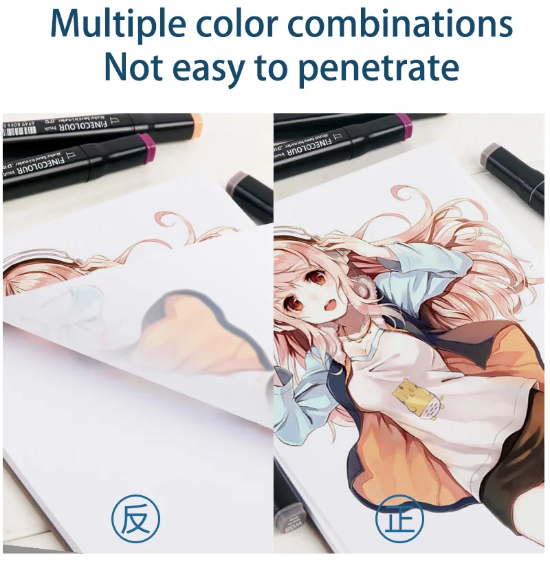 FINECOLOUR блок для заметок 32 K/A3/A4 Sketchbook маркер книга 16/25 листов Профессиональный/Junior Art Рисование ноутбука notieboek