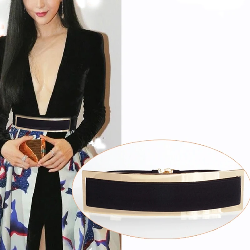 hot designer belts for woman gold silver brand belt classy elastic ceinture femme 5 color belt ladies apparel accessory bg 1368 free global shipping