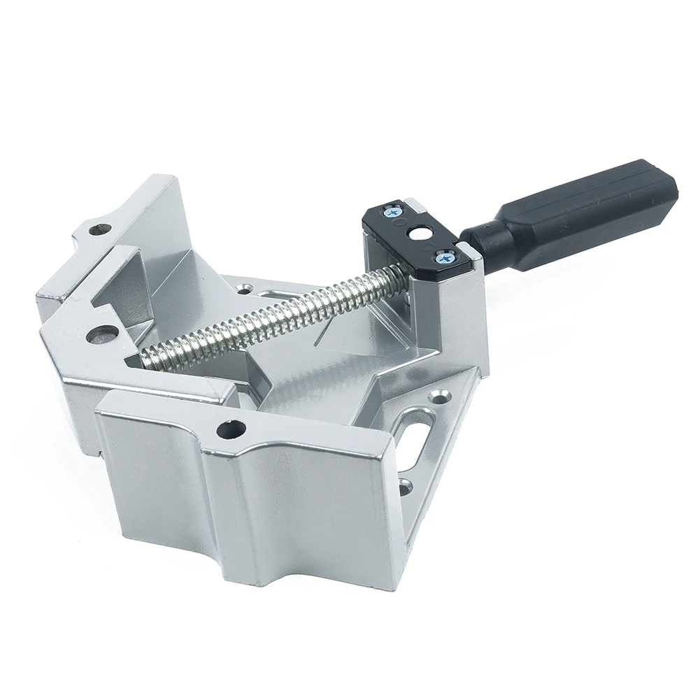 

Single Handle Aluminum Alloy Right Angle Clamp Photo Frame Angle Flat Pliers Right Angle Clamp Woodworking Tools Accessories