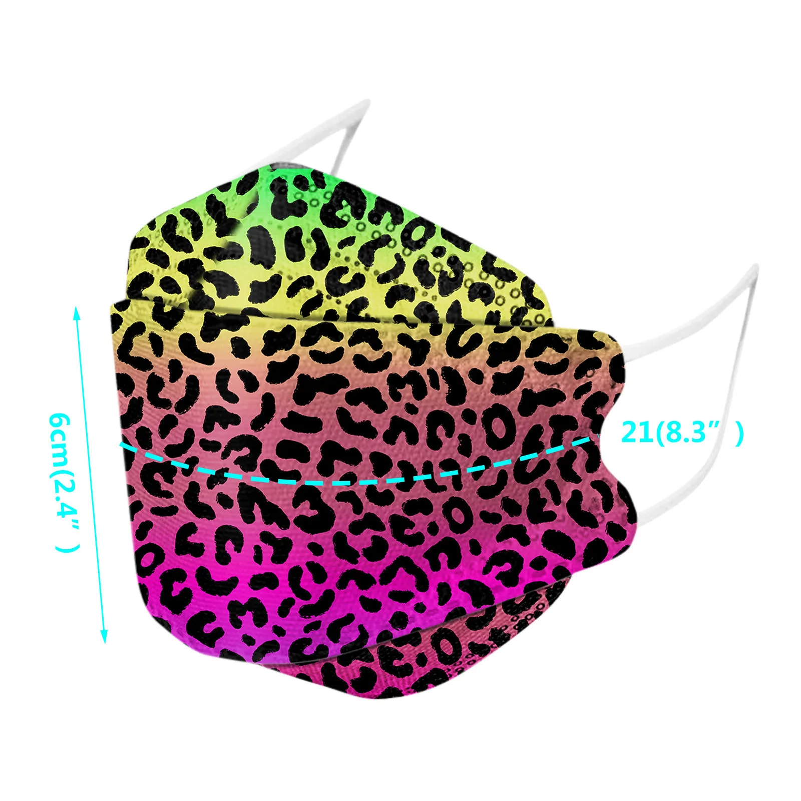 

Mascarillas Leopard Print Disposable Face Mask Filters Masks Adultswhite Mascara Facial Mouth Mask Mouth Caps Masque Rose 50pcs