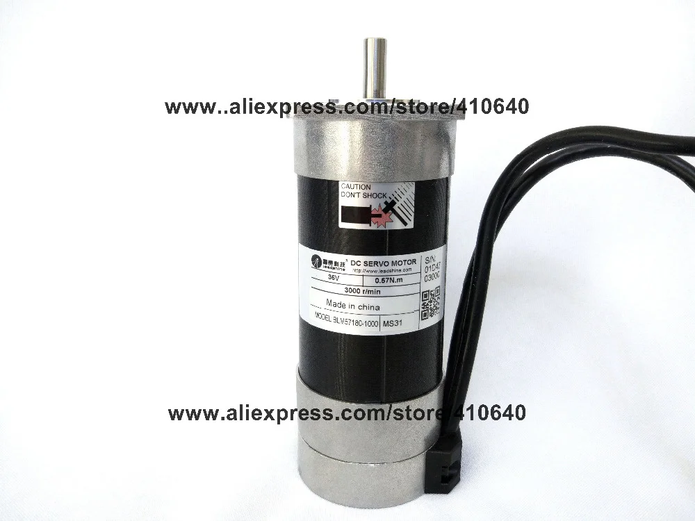Серводвигатель Leadshine BLM57180 (квадратный фланец) и серводвигатель ACS606 с кабелем