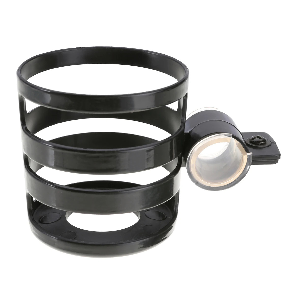 Регулируемый велосипедный держатель для бутылок черный пластиковый руль