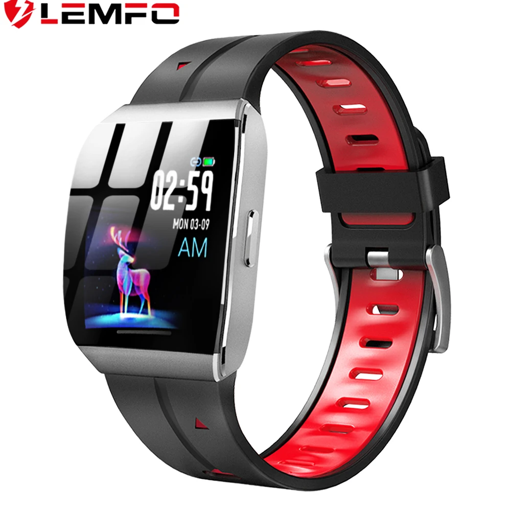 LEMFO X1 Смарт-часы мужские 1,3 дюймов сплав чехол IP68 водонепроницаемый монитор сердечного ритма 30 дней долгое время ожидания умные часы