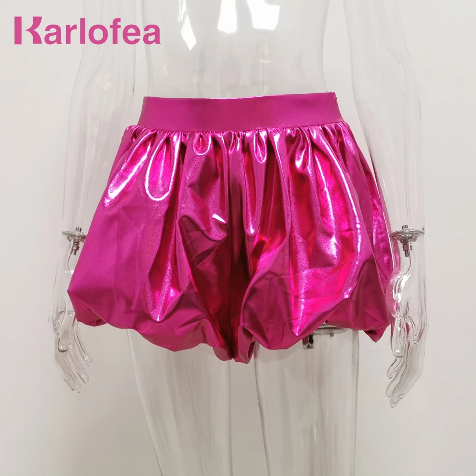 Karlofea новые милые короткие брюки фонарики Женские повседневные наряды нижние