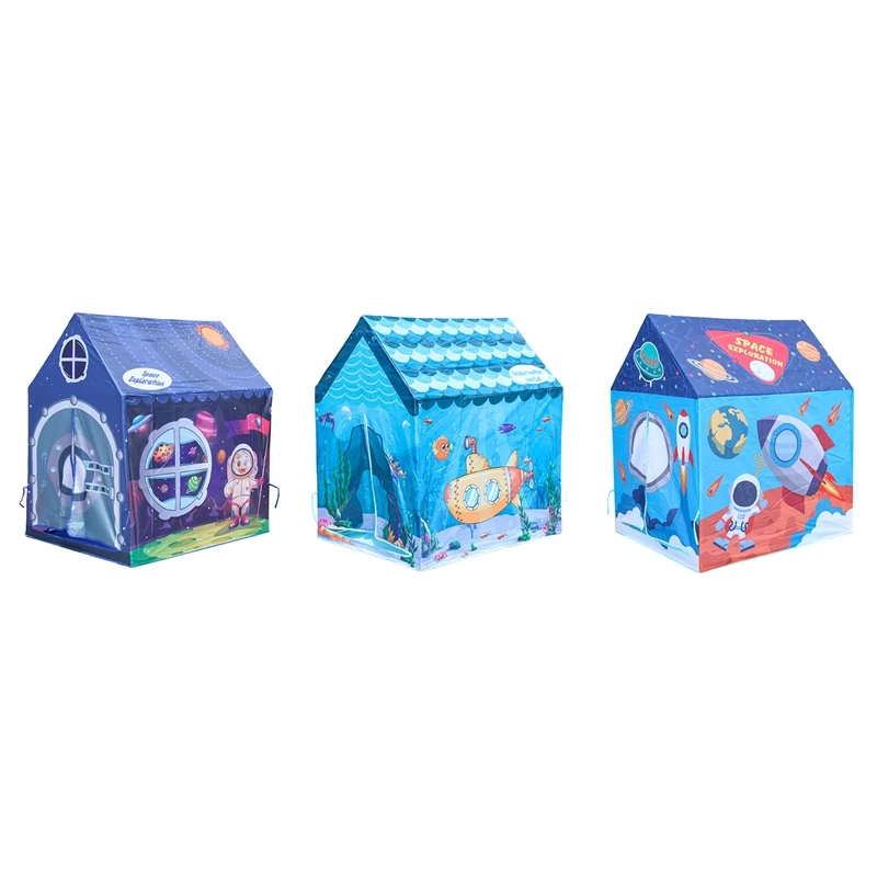

Children Play Tent Indoor Outdoor Portable Foldable Theme Role-Playing Space Tent for Boy Tent Play Ball Pit Pool Toy
