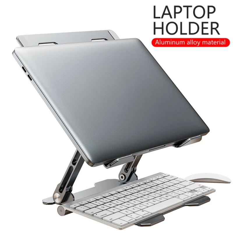 

Foldable Laptop Stand Aluminum Notebook Stand Portable Laptop Holder Tablet Stand Computer Support For MacBook Air Pro IPad