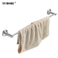 yumore stainless steel towel rack hanging towel bar holder kitchen hotel bathroom door cabinet shelf rack home storage