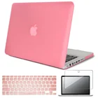 Чехол для ноутбука Apple Macbook Air 1311MacBook Pro, Жесткий Чехол 1315 дюйма + чехол для клавиатуры + защита экрана