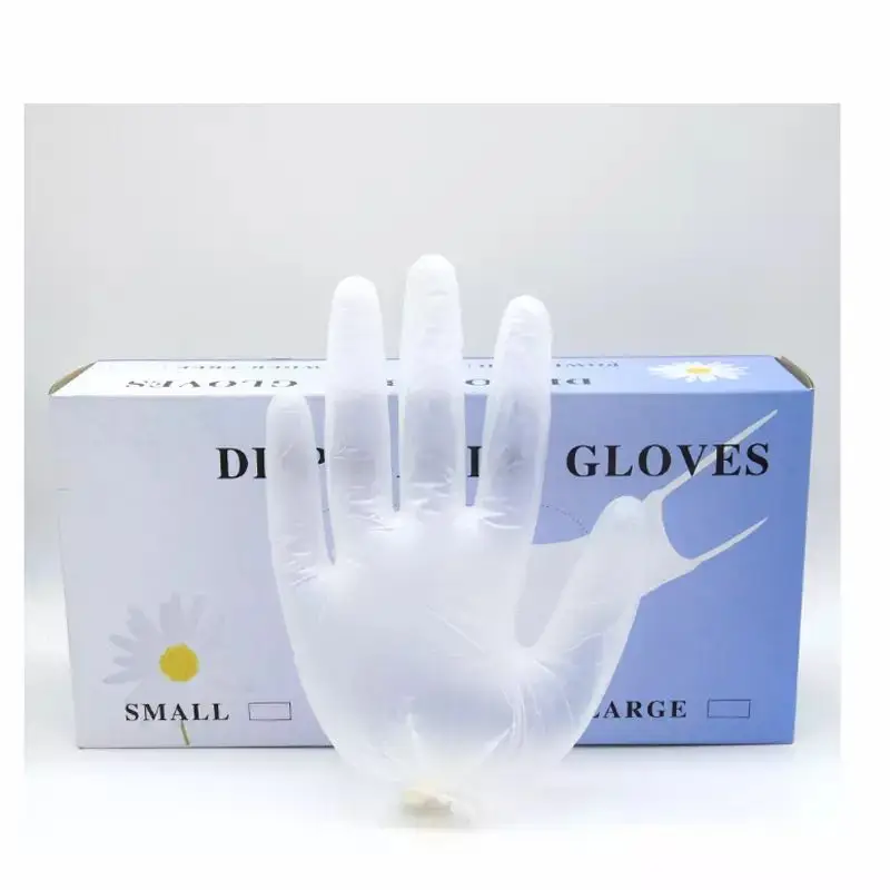Disposable Gloves Одноразовые перчатки ПВХ сделанные Перманентный макияж татуировки принадлежности полупрозрачные перчатки стерильные микроблейдинг татуировки перчатки - Цвет: Disposable Gloves