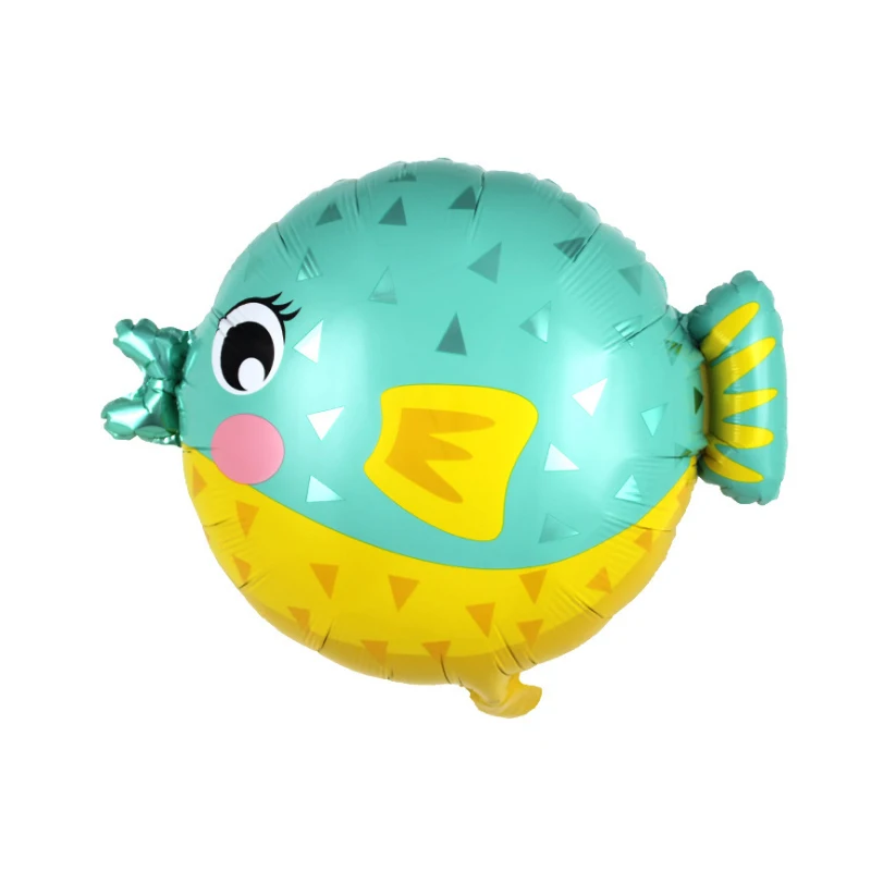 5pcs /lot Fish Foil Balloons Birthday Party Shark Octopus Clown crab Air Balaos Sea Starfish Animal Theme Decoration | Дом и сад