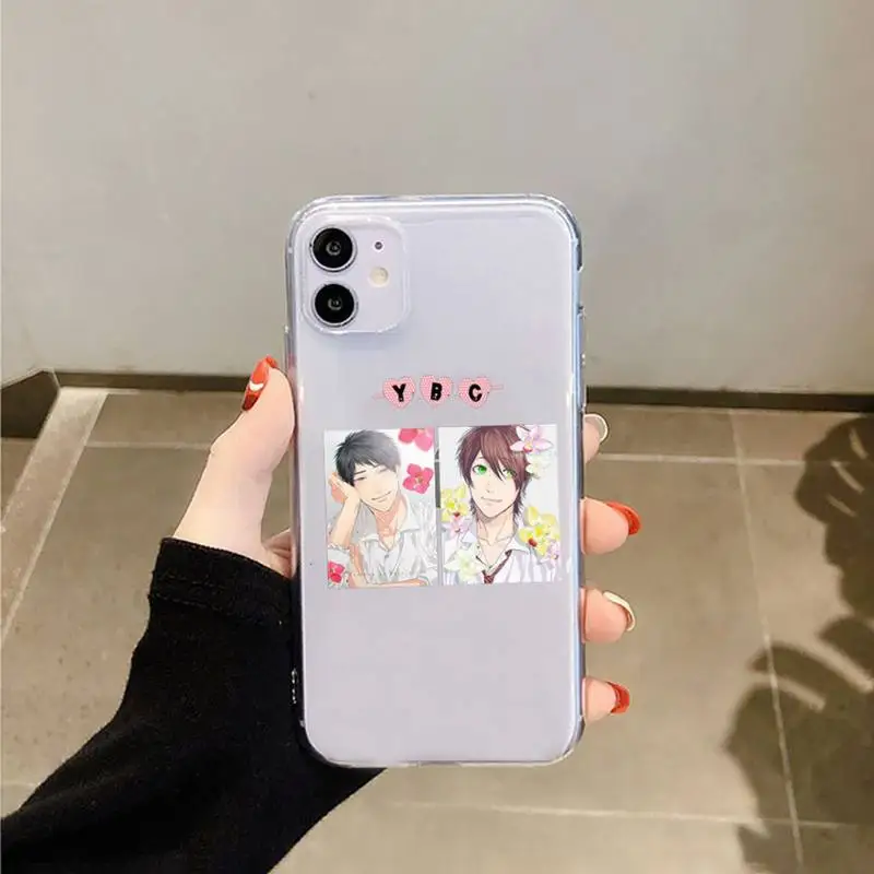 

bitch Club Anime pattern cover Phone Case Transparent for iPhone 6 7 8 11 12 s mini pro X XS XR MAX Plus