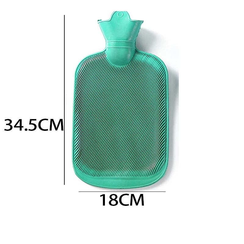 

2000ML Portable Rubber Thick Hand Warmer Hot Water Bottles Hand Warm Feet Thick High Density Rubber