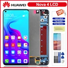 ЖК-дисплей 6,4 дюйма для Huawei Nova 4, ЖК-дисплей, сенсорная панель, дигитайзер в сборе для Huawei Nova 4, VCE-AL00, экран дисплея