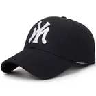 Бейсболки с вышивкой надписью NY, модная мужская летняя Регулируемая шапка унисекс, высококачественный козырек, хлопковые Снэпбэк кепки для влюбленных