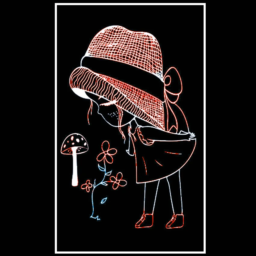 Горячая продажа Грибная девочка прозрачные штампы/силиконовые уплотнения Ролик