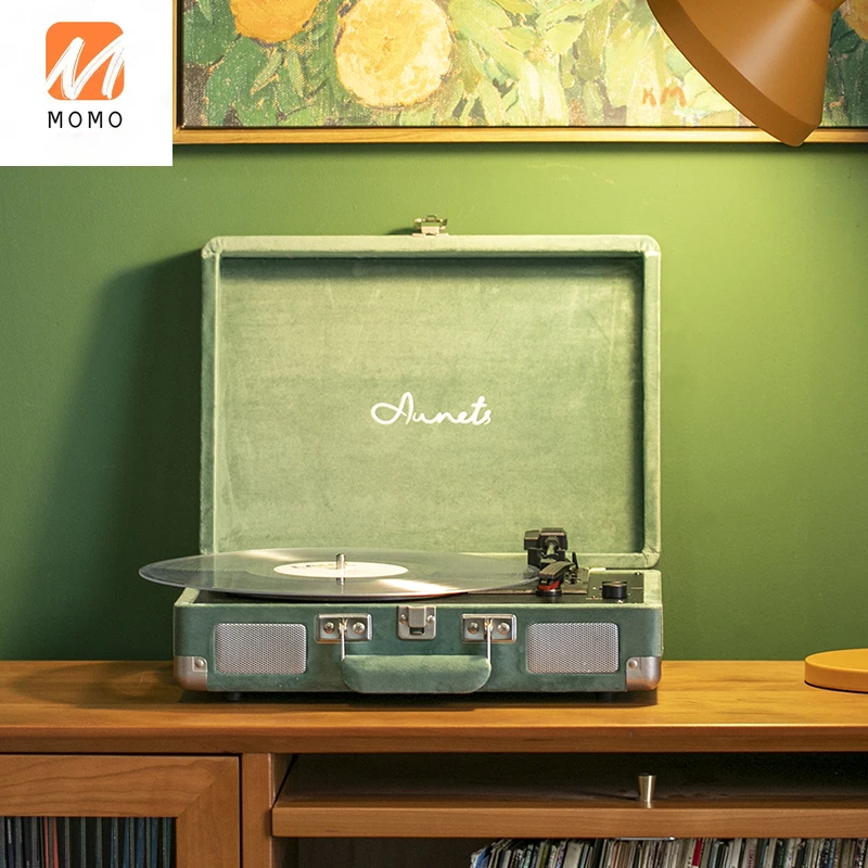 

Vinyl Record Player Retro LP Voice-Keeping Bluetooth Valentine's Day Gift