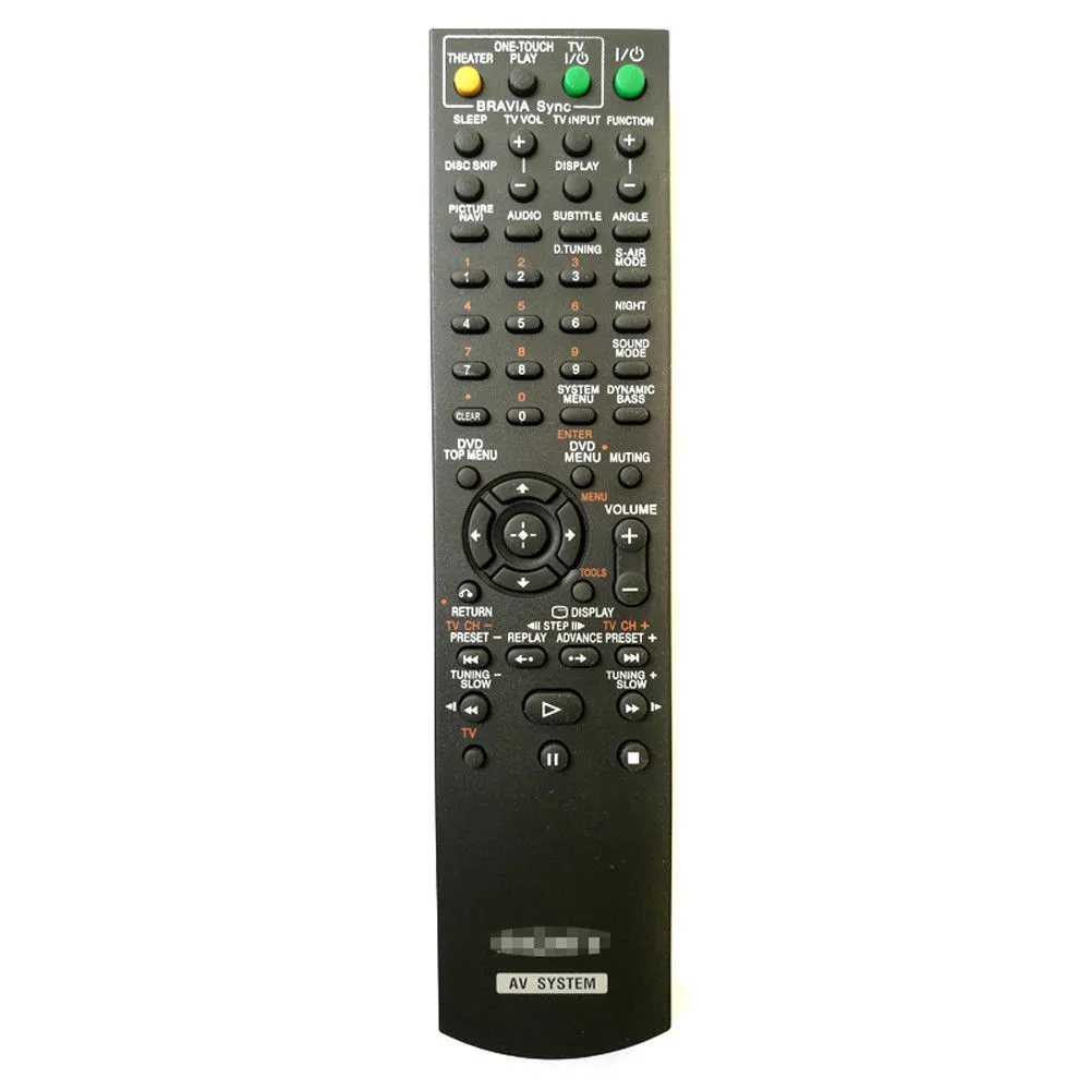 Дистанционное управление для Sony DAV TZ100 TZ200 TZ300 HCD DZ280 DZ660 DVD система домашнего