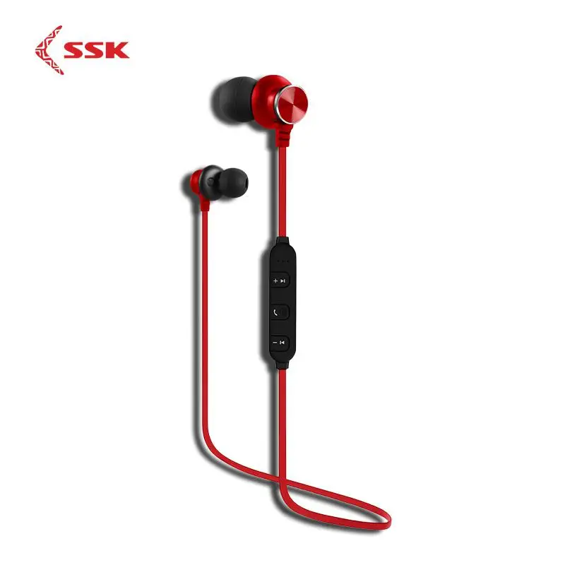 Магнитные беспроводные наушники SSK BT01 с шумоподавлением Bluetooth водонепроницаемые