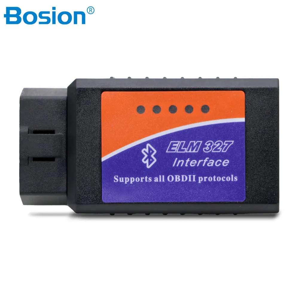 Диагностический сканер OBD2 совместимый с Bluetooth Can-Bus ELM 327 OBD II поддерживает Android/IOS/ПК