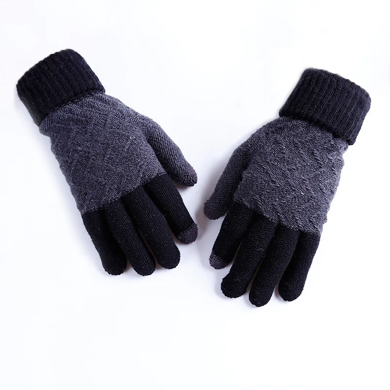 Зимние перчатки для сенсорного экрана мужчин и женщин теплые растягивающиеся