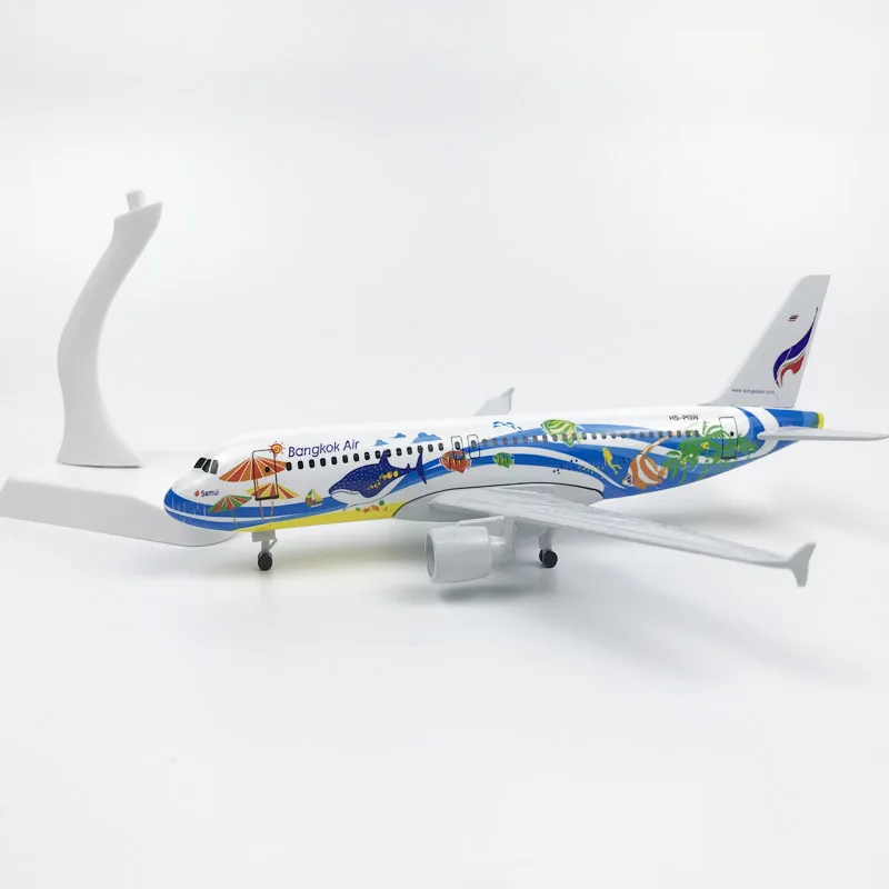 

20cm Metal alloy airplane diecast model Bandkok air plane collections Gift