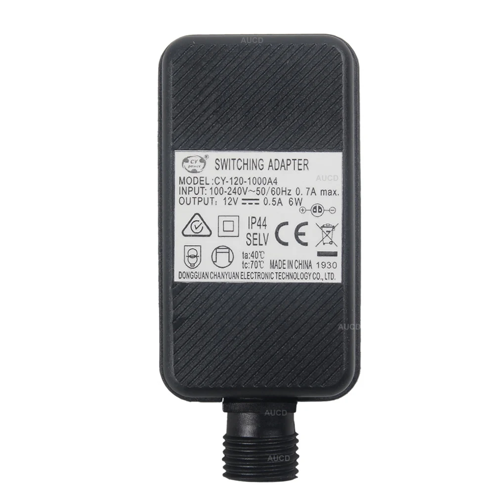 AC 100-240V К DC 12V 0.5A Открытый настенный выключатель питания Универсальный IP44 водонепроницаемый адаптер AU EU US GB UK штекер DC44CF