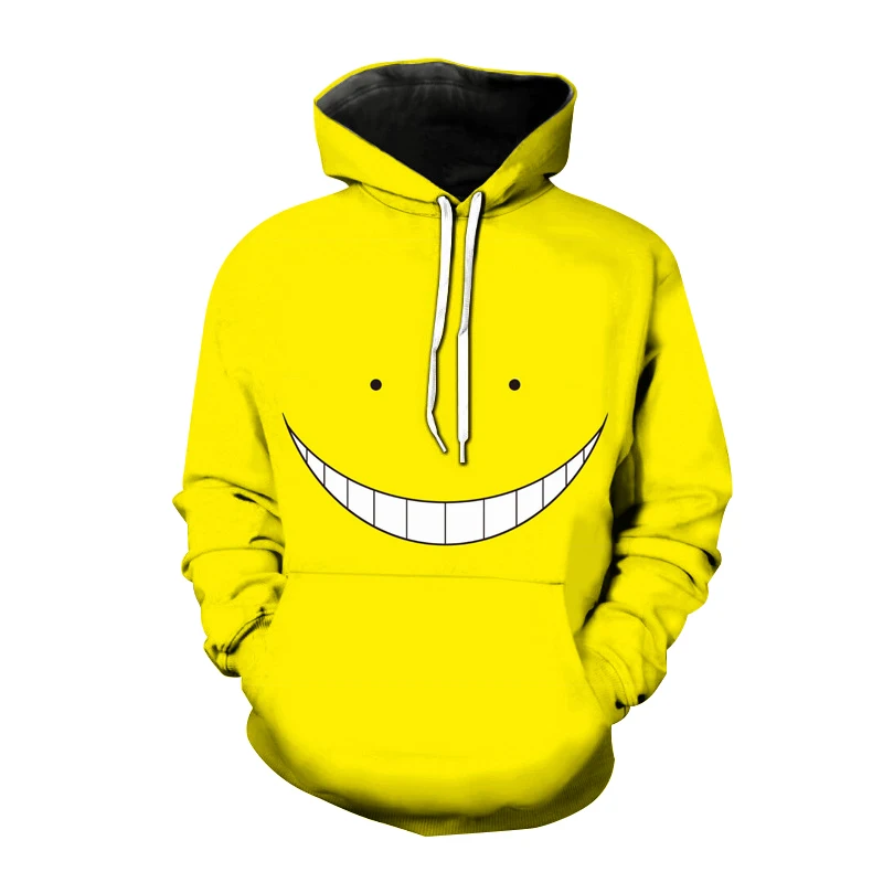 Класс убийц 3D толстовки с капюшоном и принтом аниме для костюмированной