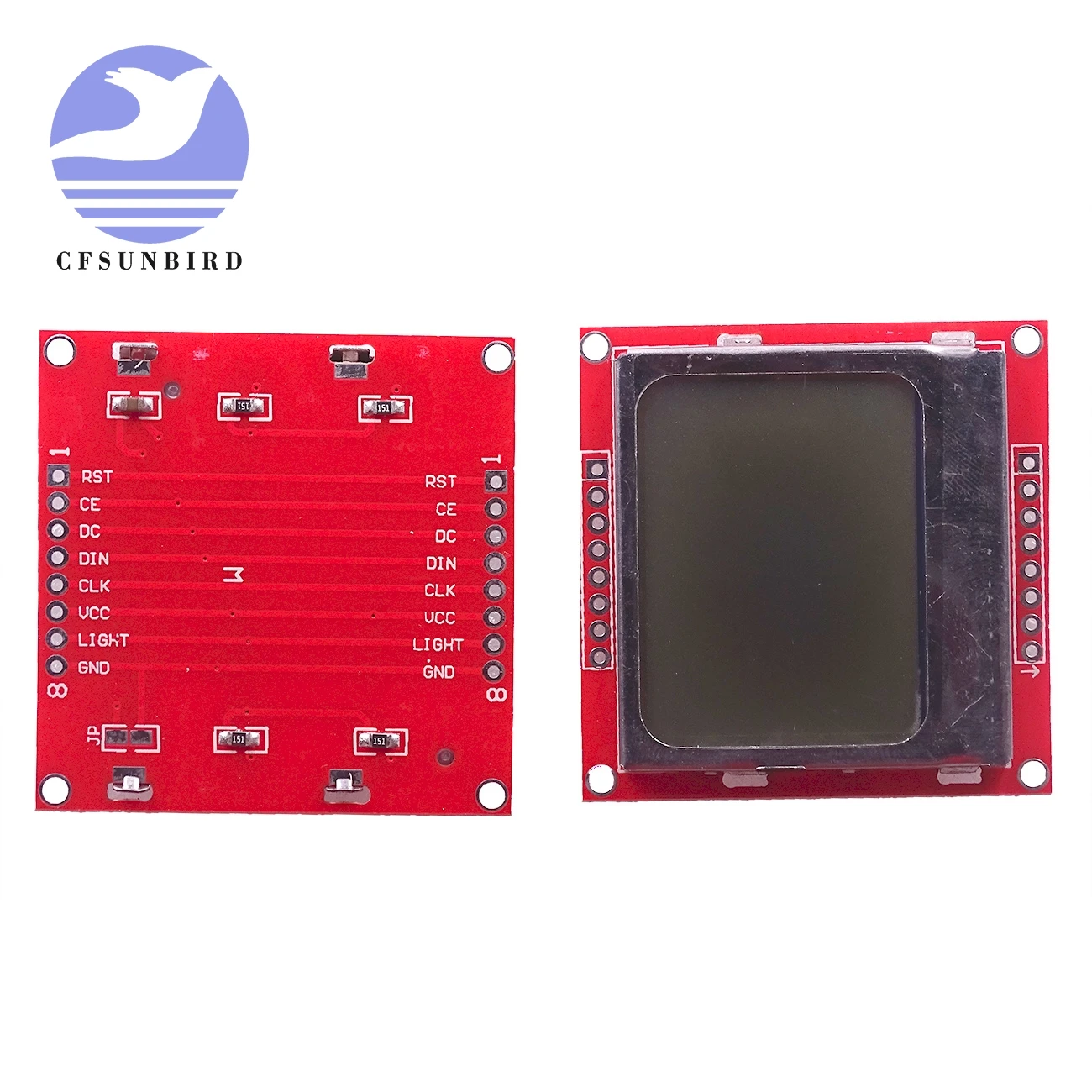 Умная электроника ЖК-модуль Дисплей Монитор белая подсветка адаптер PCB 84*48 84x84 Nokia