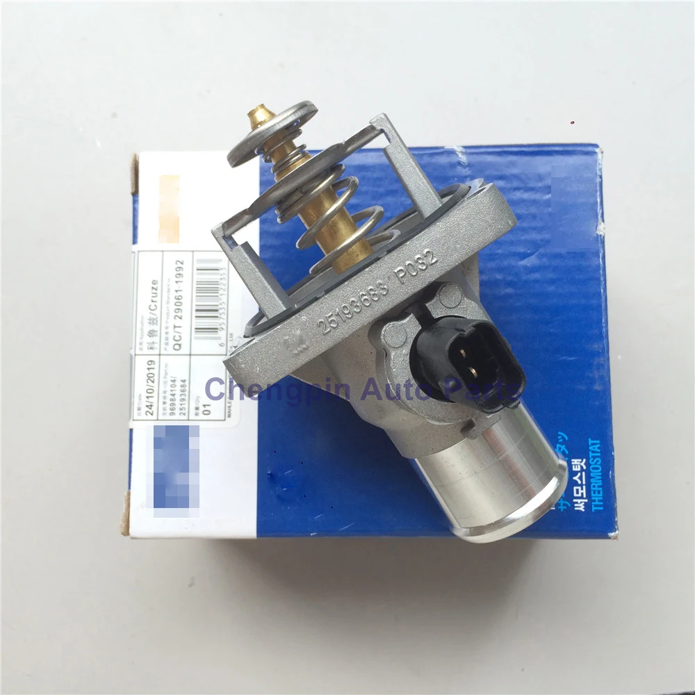 Оригинальный термостат охлаждающей жидкости двигателя в сборе OEM #96984104 25193683 для