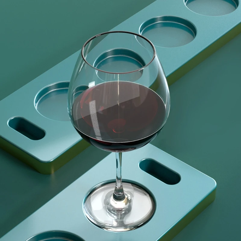 

Tray Cup Pad Epoxy Resin Mold Wine Glass Holder Coaster Silicone Mould DIY Crafts Home Decorations Casting Mold