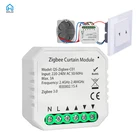 Переключатель для штор HIMOJO Tuya Smart Zigbee, для роллерных затворов, для умного дома сделай сам, товары для умного дома Google Alexa Zigbee
