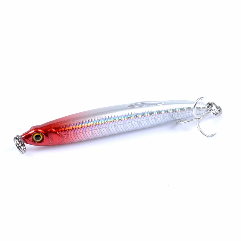 

7.5cm/9.7g Submerged Hard Bait Pencil Lure Super Far Cast Lure Artificial Lures Sea Freshwater Universal Fishing Gear JR733