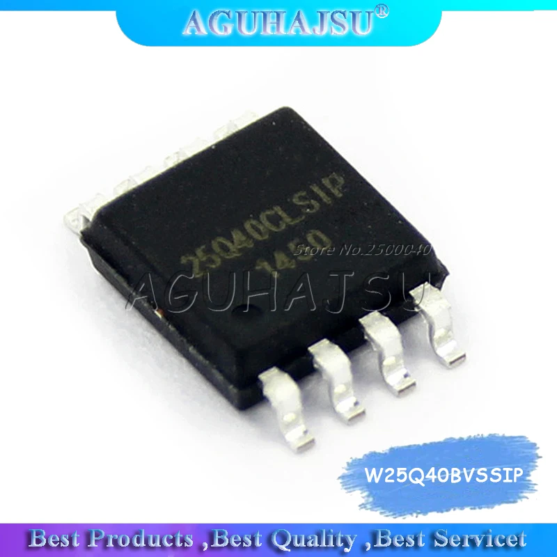 10 шт./лот W25Q40BVSSIP 25Q40BVSIP 25Q40 SOP 8 новый оригинальный|integrated circuit|circuit integre |