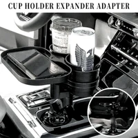 2 in 1 mintiml cup holder expander adapter car cup holder with wireless usb charging board container car accessories bottle tray