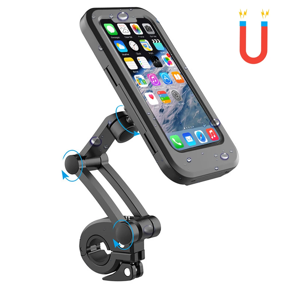 Регулируемый водонепроницаемый велосипедный держатель для телефона