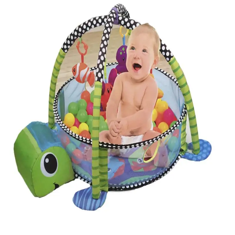 3 In 1 Play Mat for Baby Turtle Educational   Blanket Kids Activity Mat Gym Game  with Ball  Crawling  Rug  Infantil Play Room