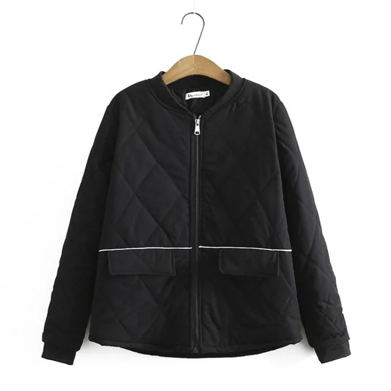 

Женская зимняя куртка Za, тонкие парки, пальто на пуговицах, винтажная модная верхняя одежда с карманами, Осеннее женское бейсбольное платье