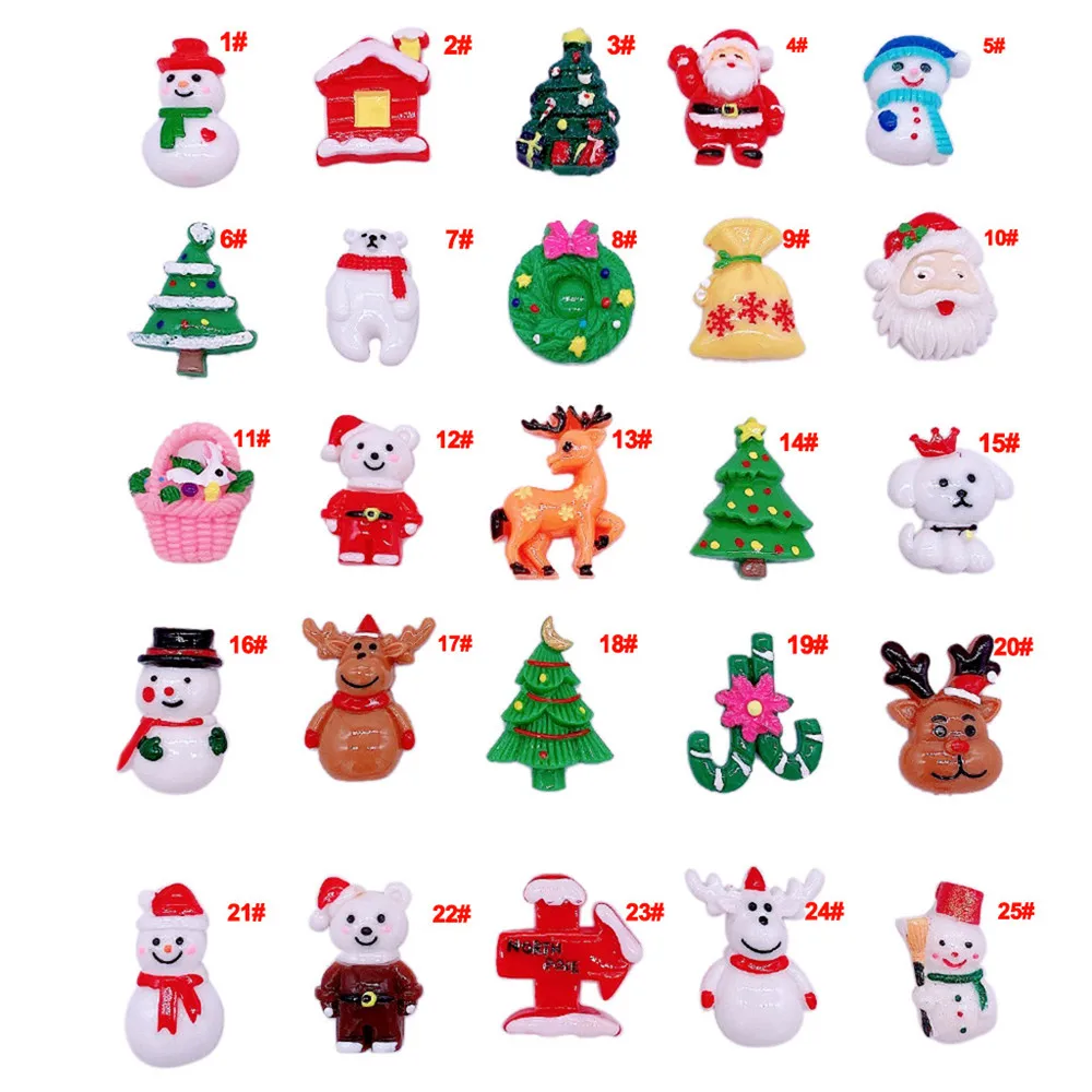 25 шт. Новое рождественское Slime Подвески Форма для выпечки тортов DIY Декор телефона