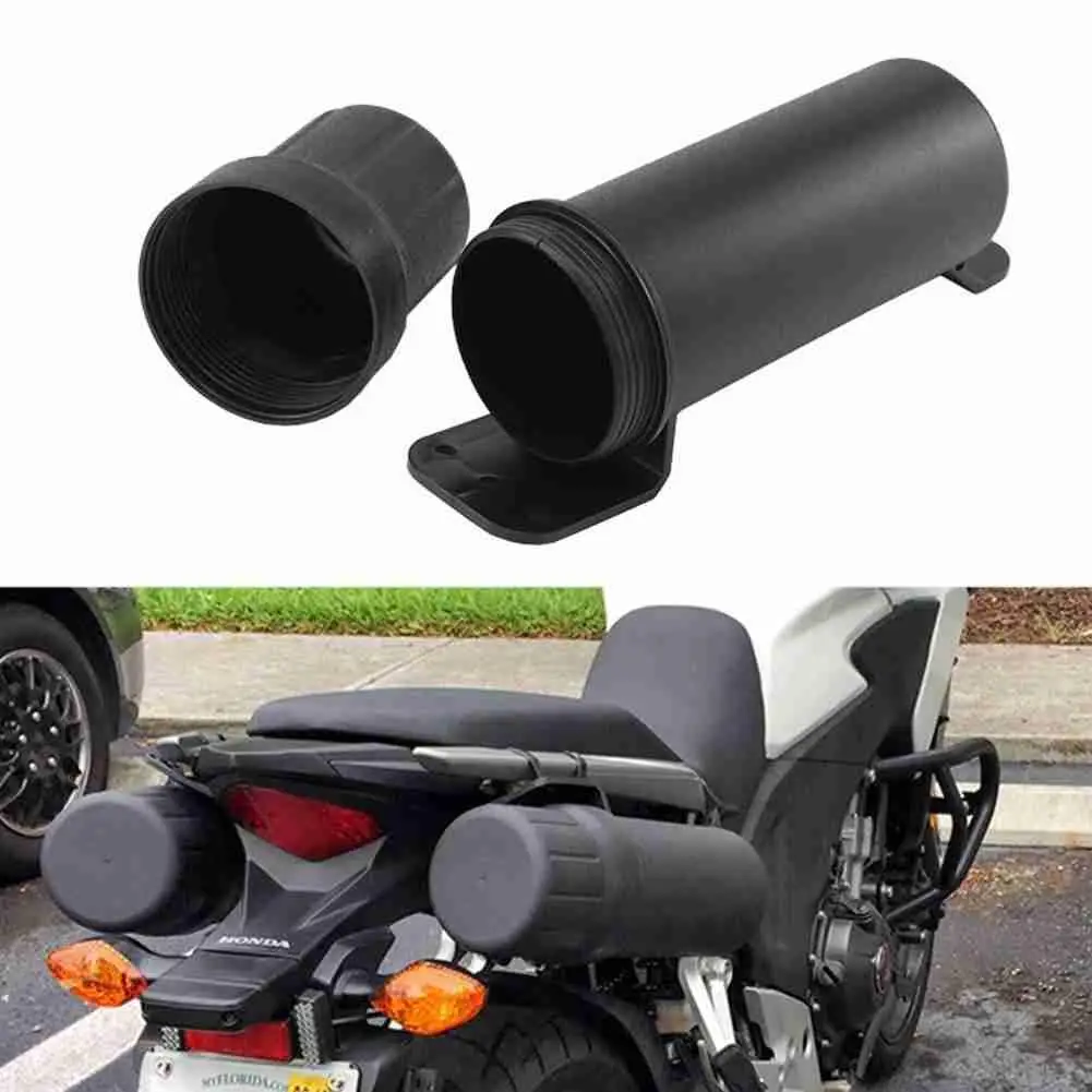 

Waterproof Motorcycle Tool Tube 84mm Diameter Gloves Storage Organizer Black Motorcycle Storage Accessories Supplies