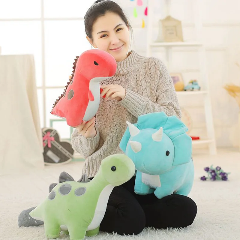 

30/50cm Soft Dinosaur Plush Toy Baby Kids Appease Sleeping Pillow Doll Animal Stuffed Plush Toy Birthday Gifts for Children