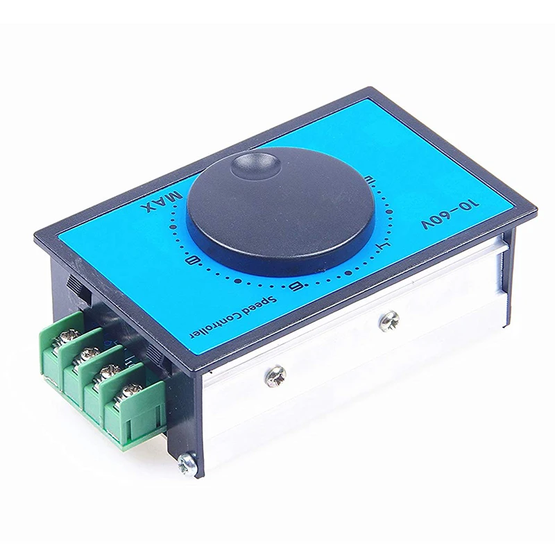 Новые щетки мотора постоянного тока Скорость контроллер 12V 24V 36V 48V 60V (Dc10-60V) 20A