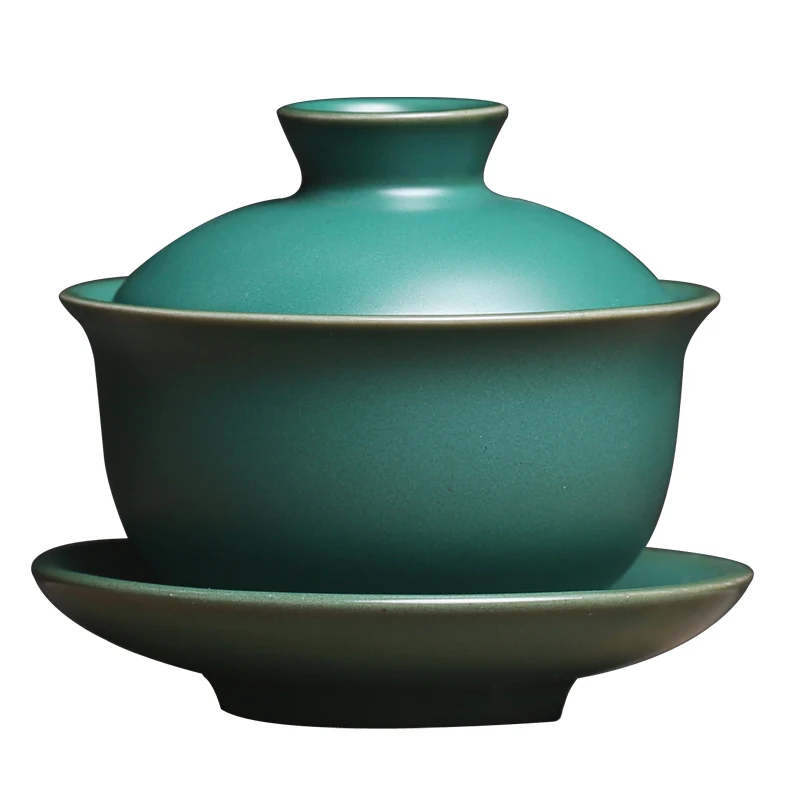 

as the us green ghost kunfu tea tureen tea to implement three not bowl of thick hot ceramic green gifting personality