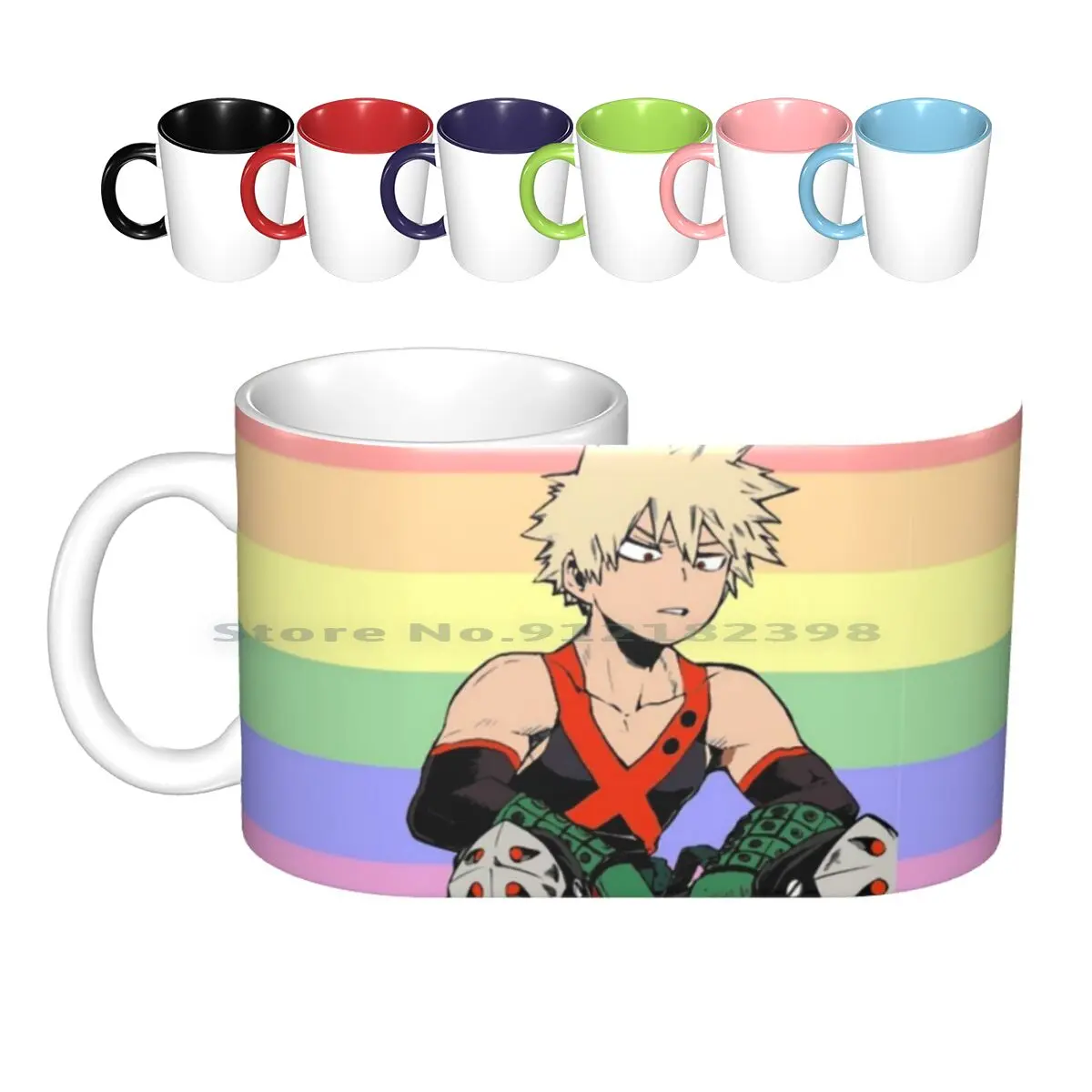 

Керамические кружки Bakugou Is для гомосексуалистов, кофейные чашки, кружка для молока и чая, Kastuki Bakugo Katsuki Bakugou Bnha Mha Boku No Hero моя Академия Bakugo
